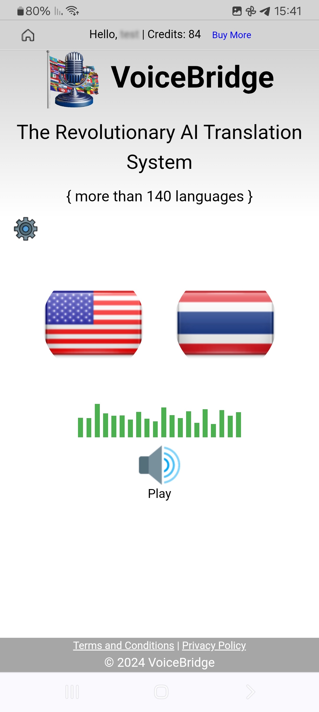 Language Selection